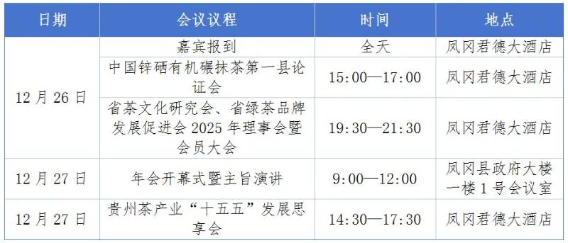 会议日程 会议日程